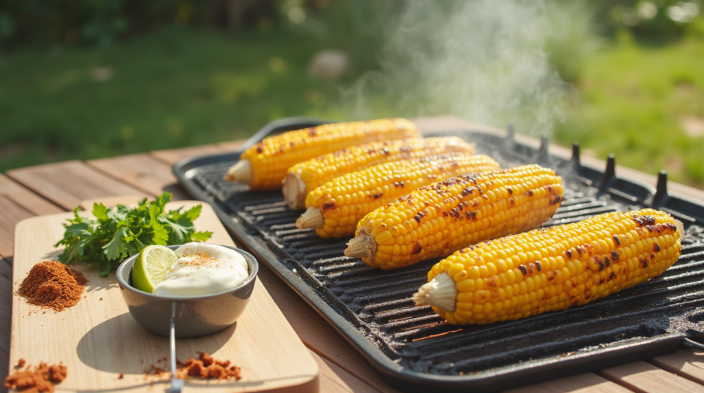 Cooking Corn for the Street Corn Chicken Rice Bowl