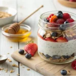 Chia Seeds in Yogurt