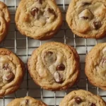 Stack of gluten free chocolate chip cookies
