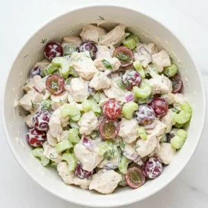 Healthy Greek Yogurt Chicken Salad Ready to Serve