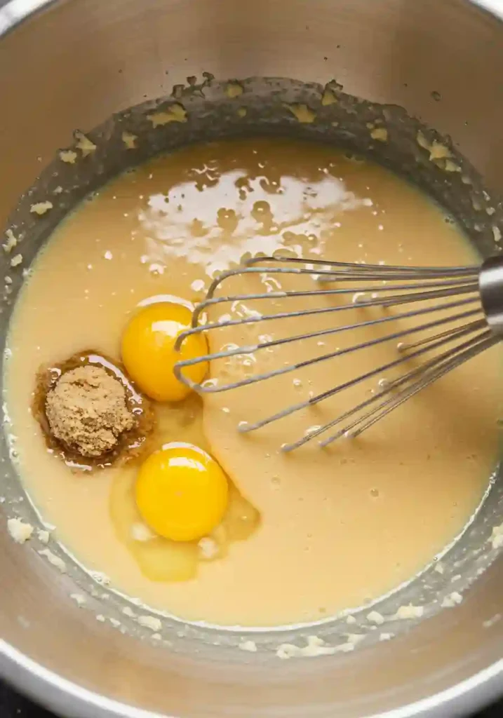 Apple Cider Donut Cake Batter with Apple Cider and Spices