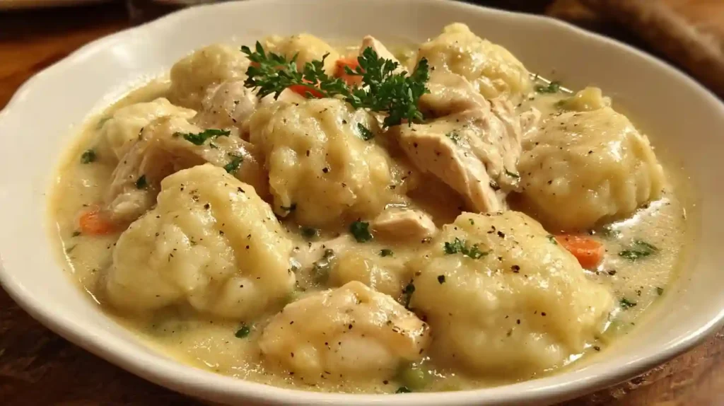 Easy Cracker Barrel Chicken and Dumplings Recipe