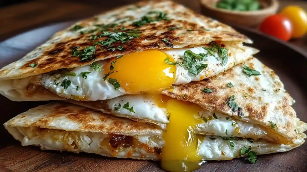 Fried Egg Quesadilla Breakfast Bliss Recipe