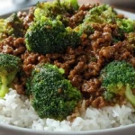 Easy Ground Beef And Broccoli recipe Quick