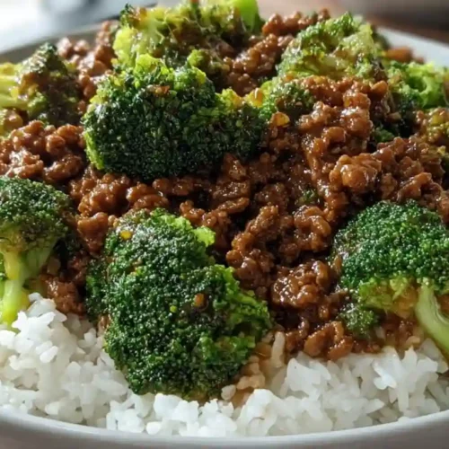 Easy Ground Beef And Broccoli recipe Quick