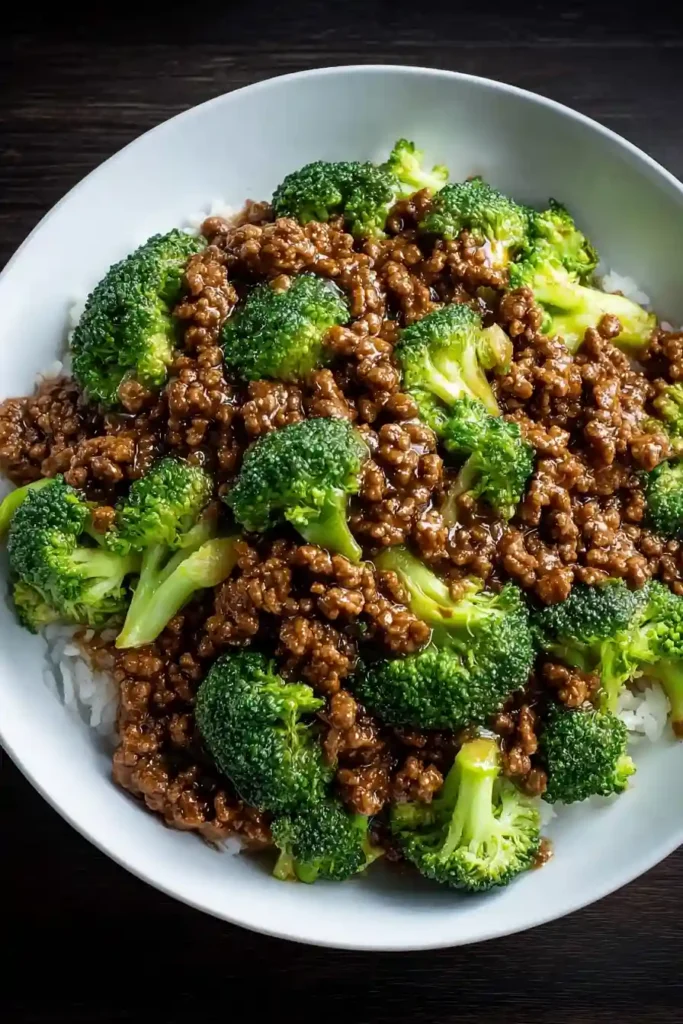 Quick Ground Beef And Broccoli Recipe