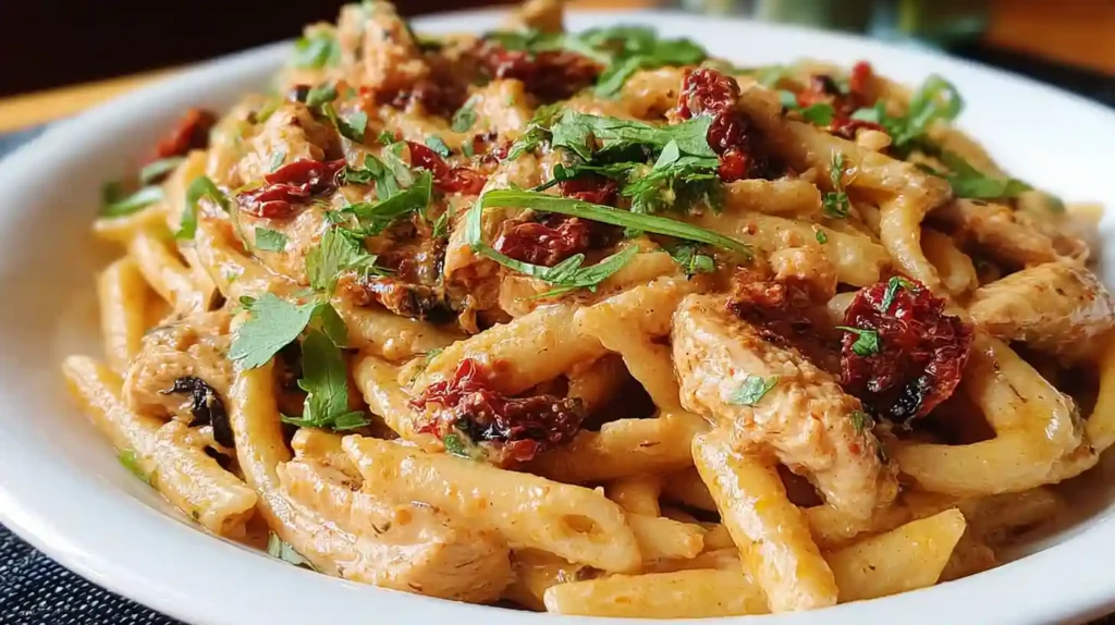 Best Sun-Dried Tomato Pasta with Chicken Recipe