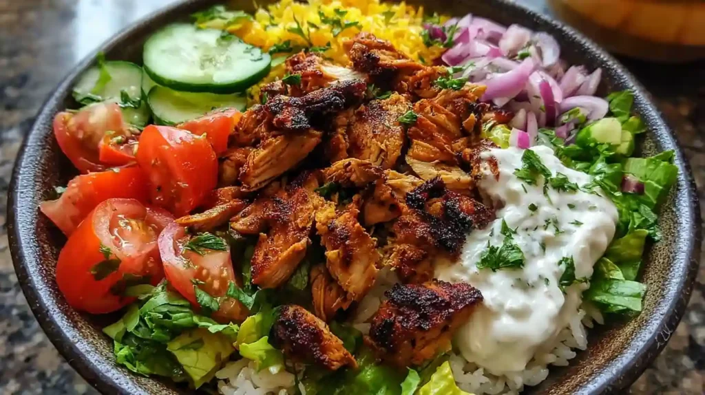 Chicken Shawarma Bowl Recipe
