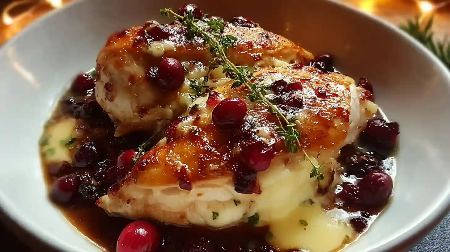 Cranberry Brie Stuffed Chicken Recipe