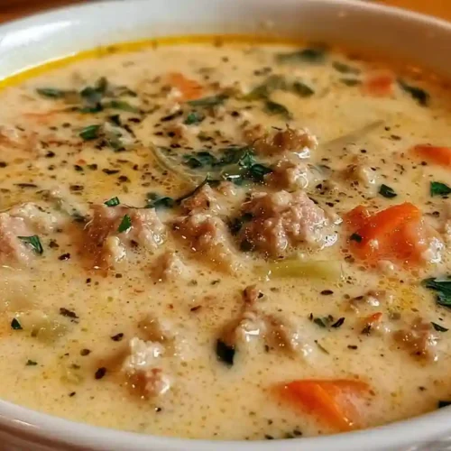 Creamy Italian Ground Chicken Soup Recipe