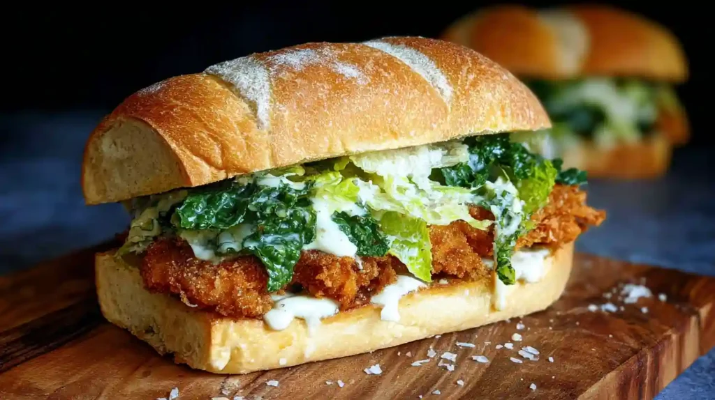 Crispy Chicken Caesar Sandwich Recipe