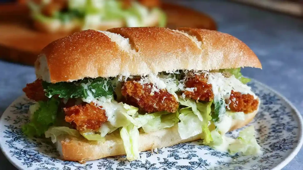 Crispy Chicken Caesar Sandwich Recipe