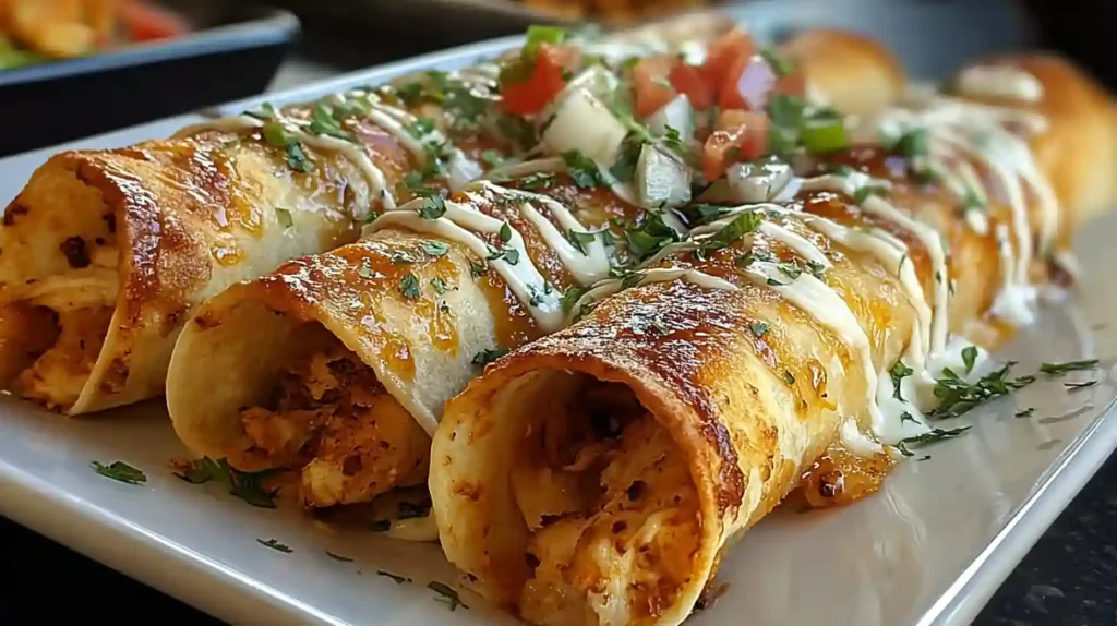Quick Crispy Chicken Taquitos Recipe