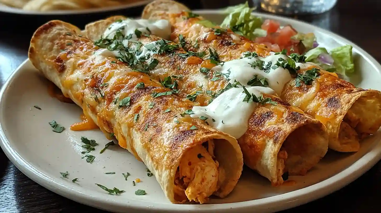 Easy Crispy Chicken Taquitos Recipe