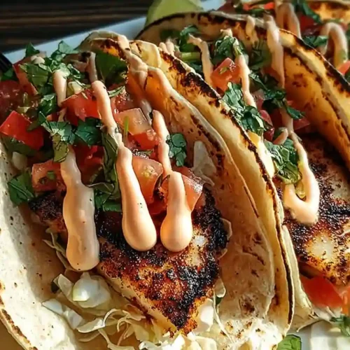 Grilled Fish Tacos with Spicy Mayo Recipe