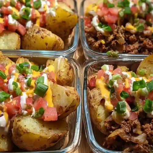 Easy Loaded Potato Taco Bowls Recipe