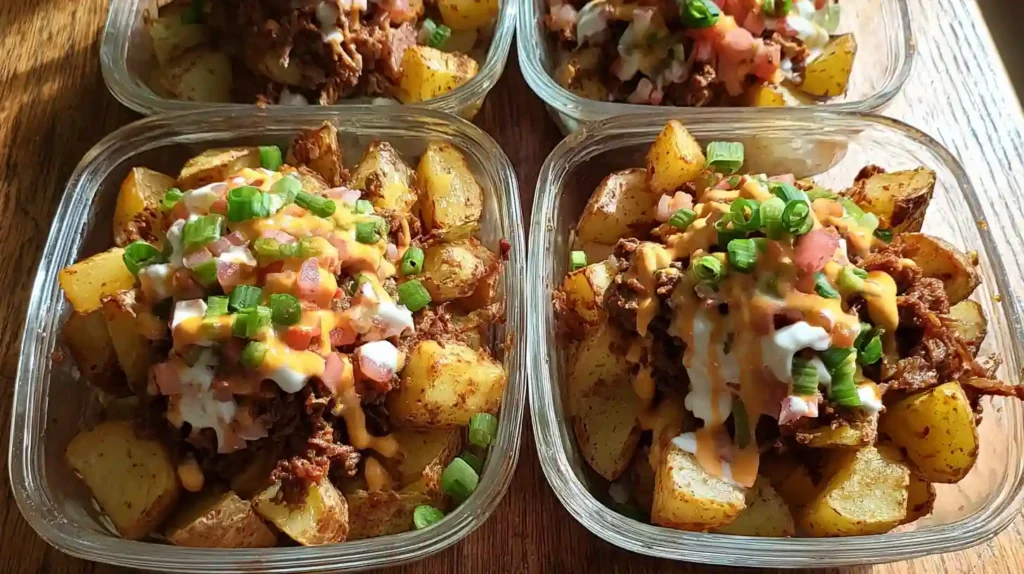 Loaded Potato Taco Bowls Recipe