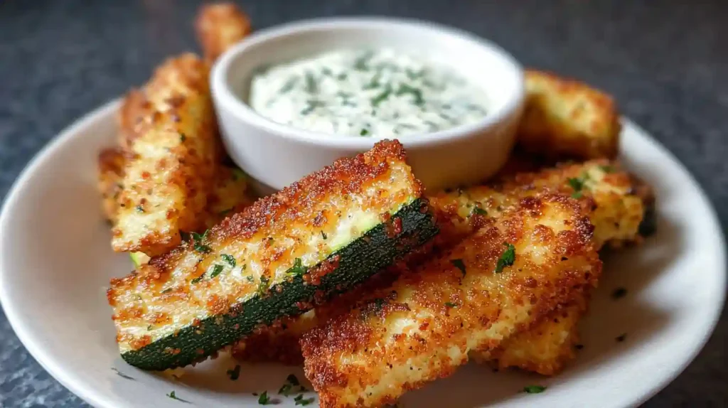 Low Calorie Air Fryer Zucchini Fries Recipe