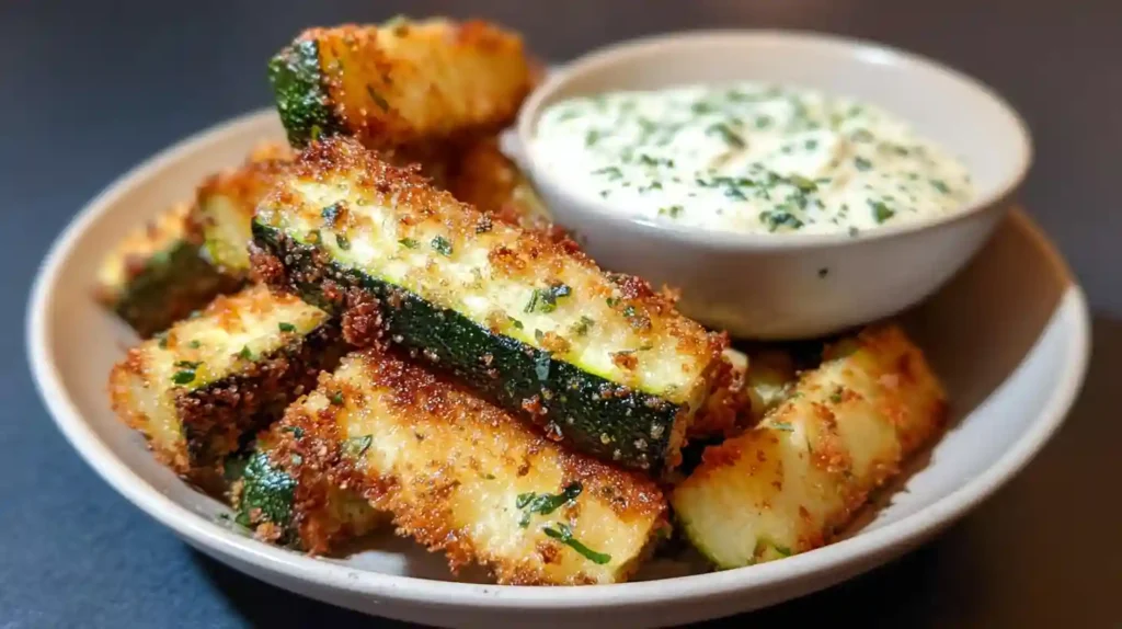 Low Calorie Air Fryer Zucchini Fries Recipe