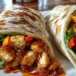 Sweet Chili Chicken Wraps Recipe