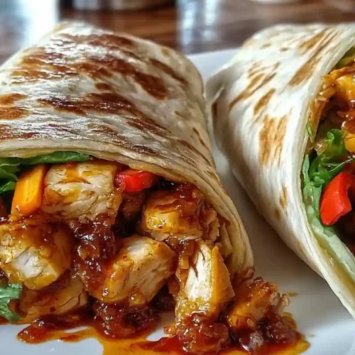 Sweet Chili Chicken Wraps Recipe