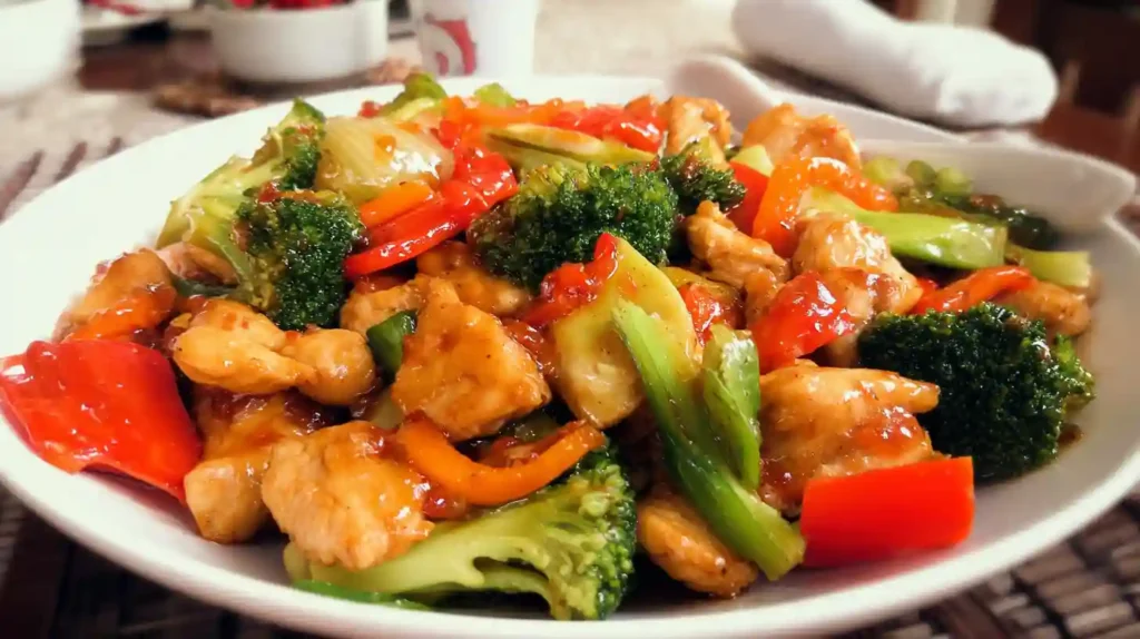 Chicken with Mixed Vegetable Stir Fry