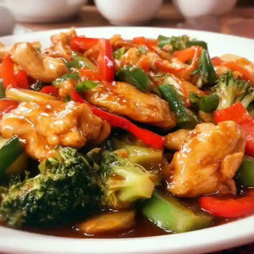 Chicken with Mixed Vegetable Stir Fry