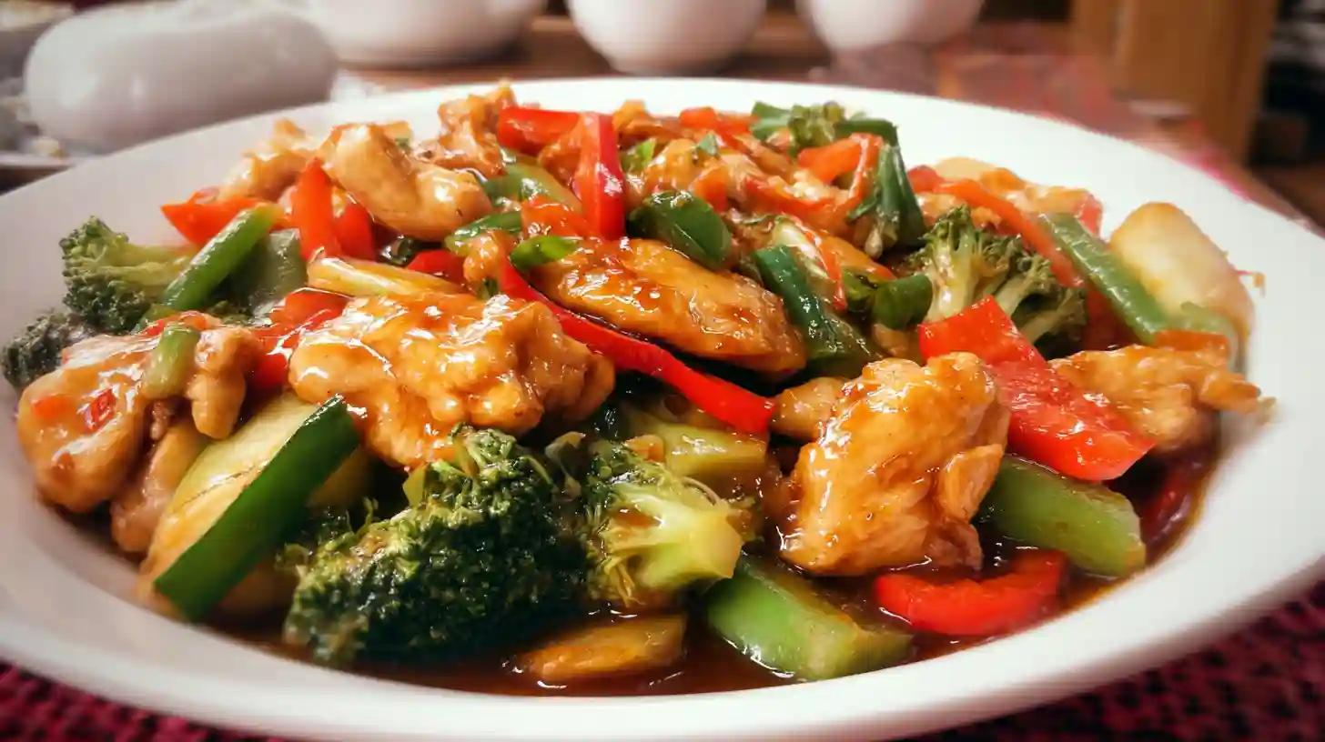 Chicken with Mixed Vegetable Stir Fry