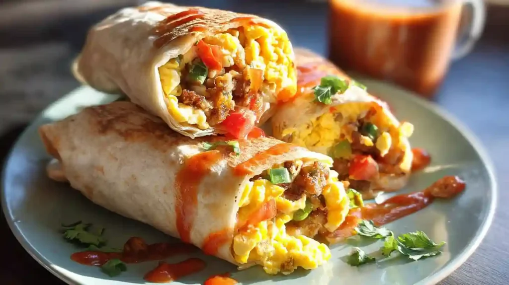 Freezer Breakfast Burritos