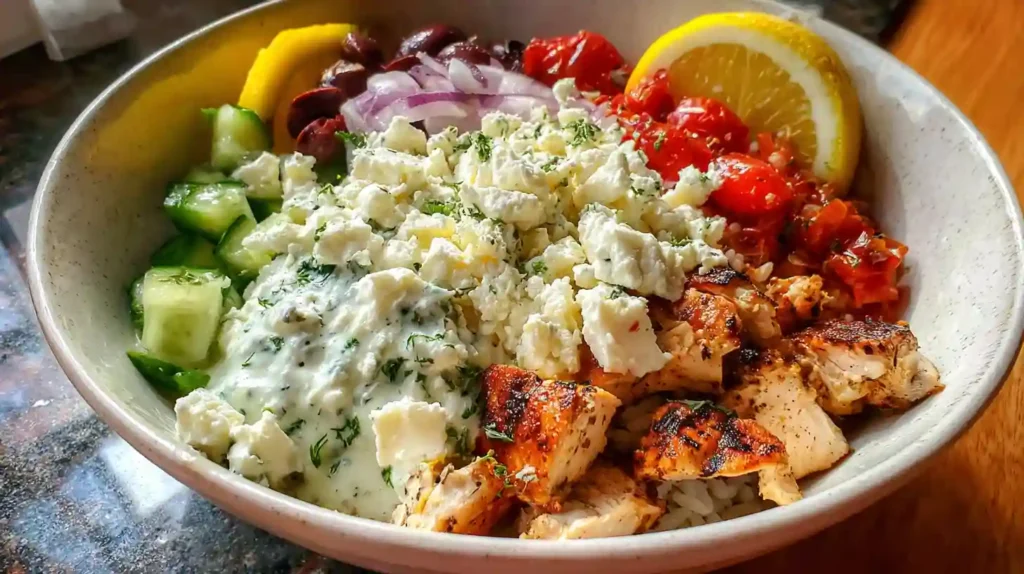 Greek Chicken Bowls