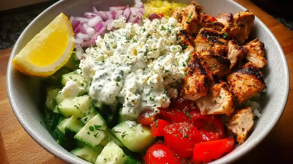 Greek Chicken Bowls