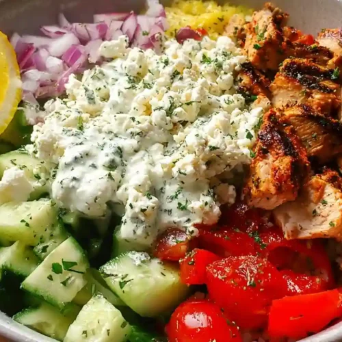 Greek Chicken Bowls