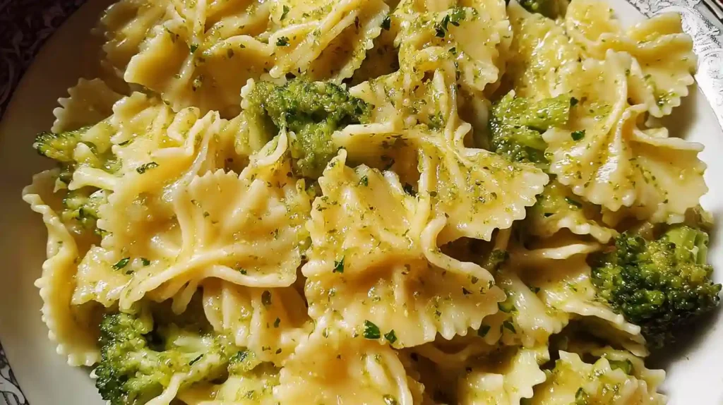Mafaldine Pasta Limone With Broccoli