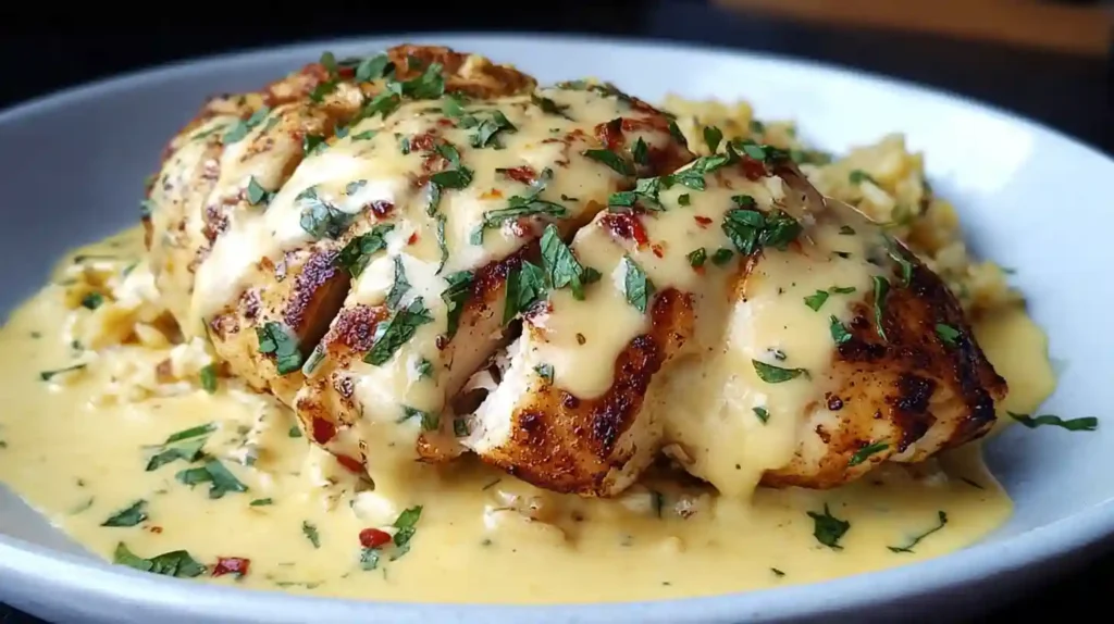 Mexican Chicken with Cheese Sauce