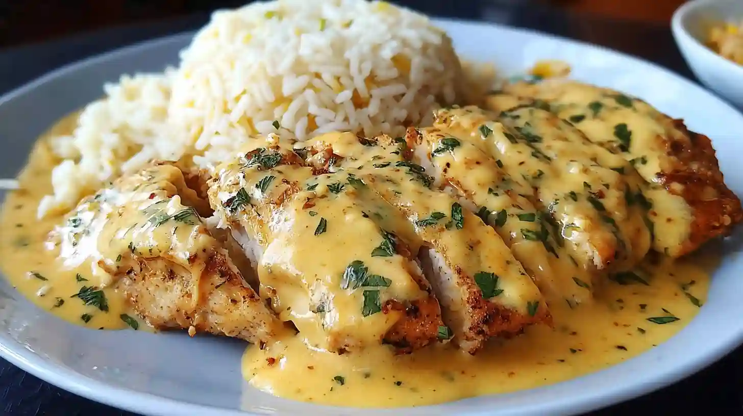 Mexican Chicken with Cheese Sauce
