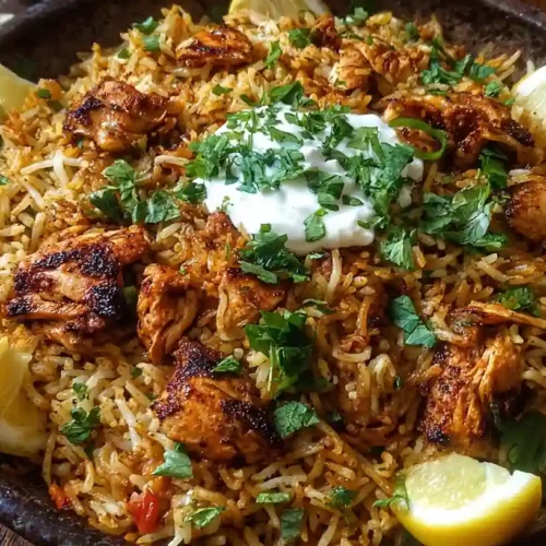 One Pot Chicken Shawarma Rice