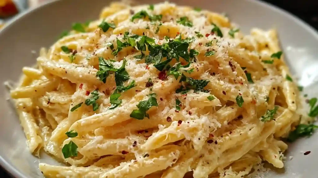 One Pot Creamy Garlic Pasta
