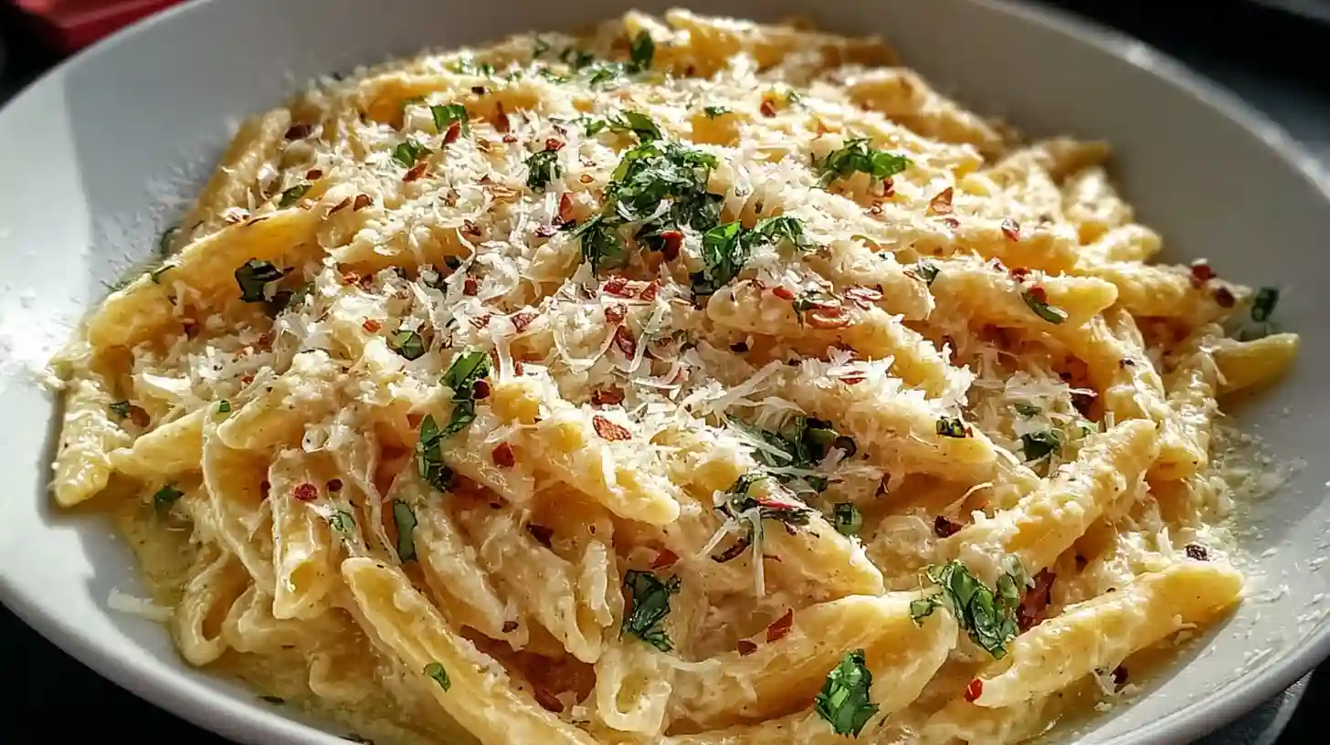 One Pot Creamy Garlic Pasta
