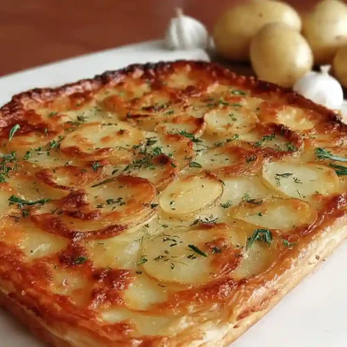 Puff Pastry Potato Tart