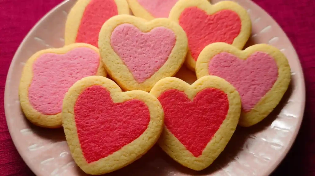 Slice and Bake Heart Cookies