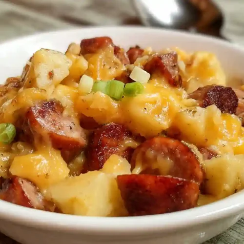 Slow Cooker Sausage and Potato Casserole