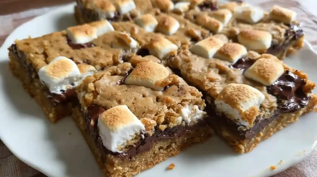 S’mores Cookie Bars