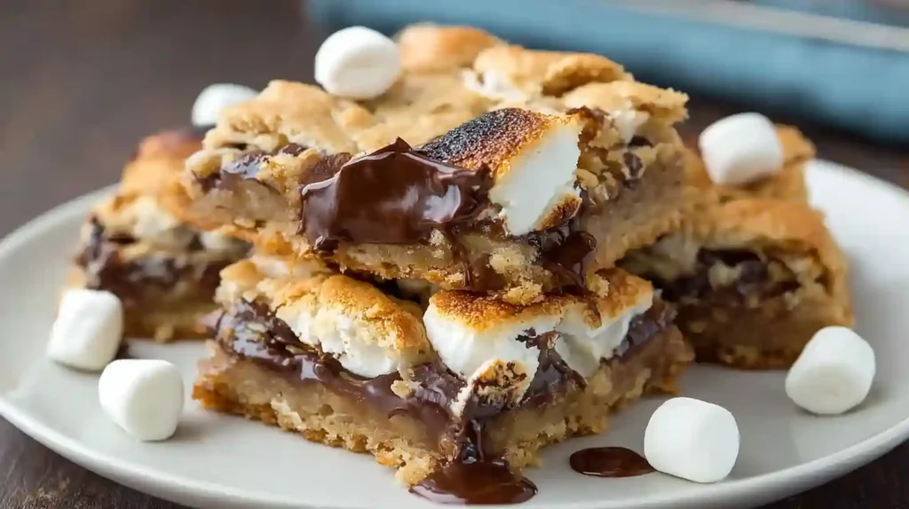 S’mores Cookie Bars