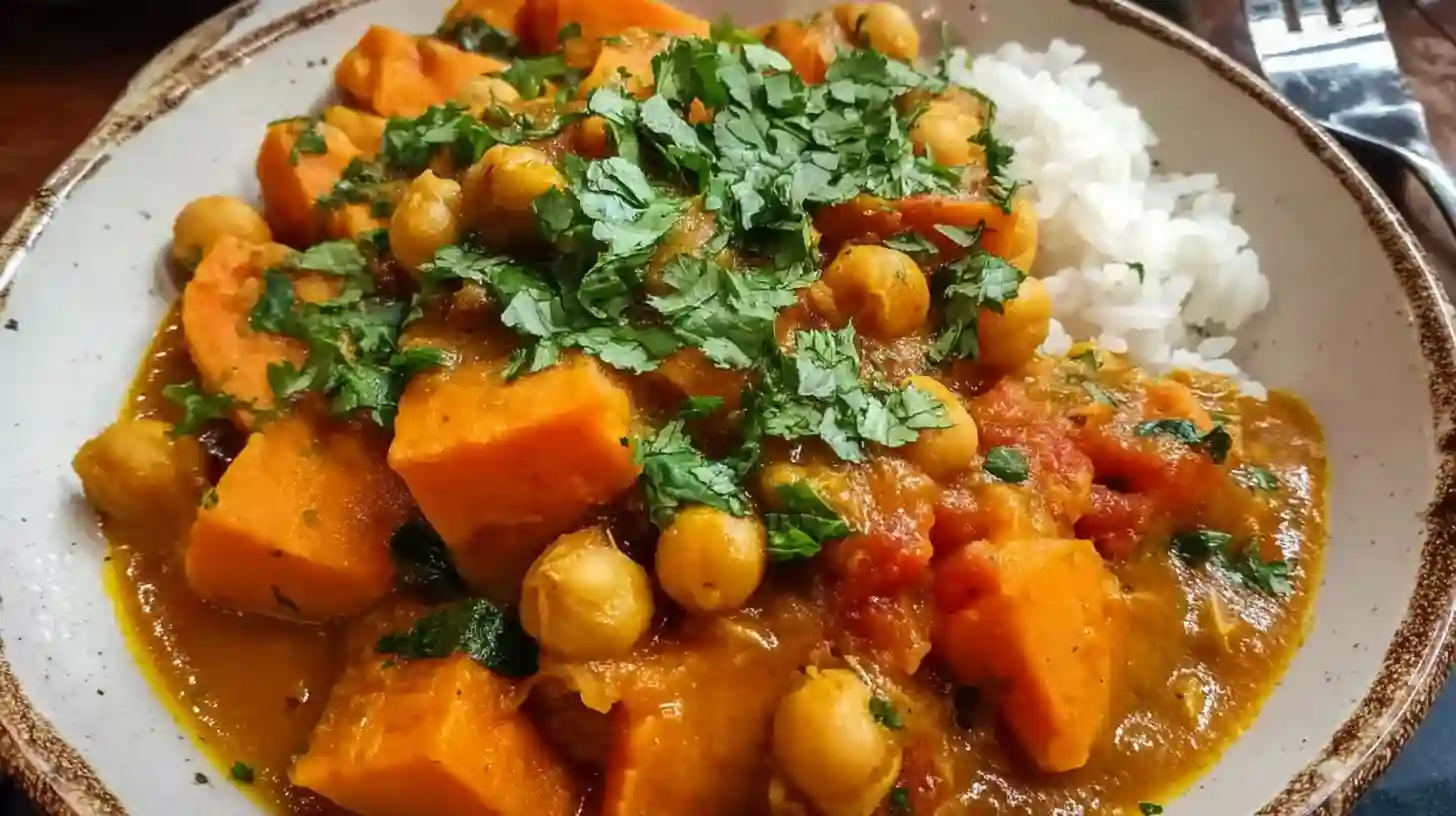 Sweet Potato and Chickpea Curry