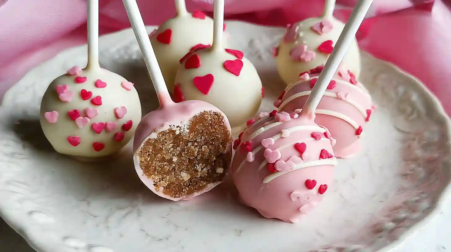 Valentine’s Day Cake Pops Recipe