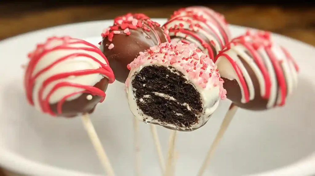 Valentine’s Day Oreo Cookie Pops