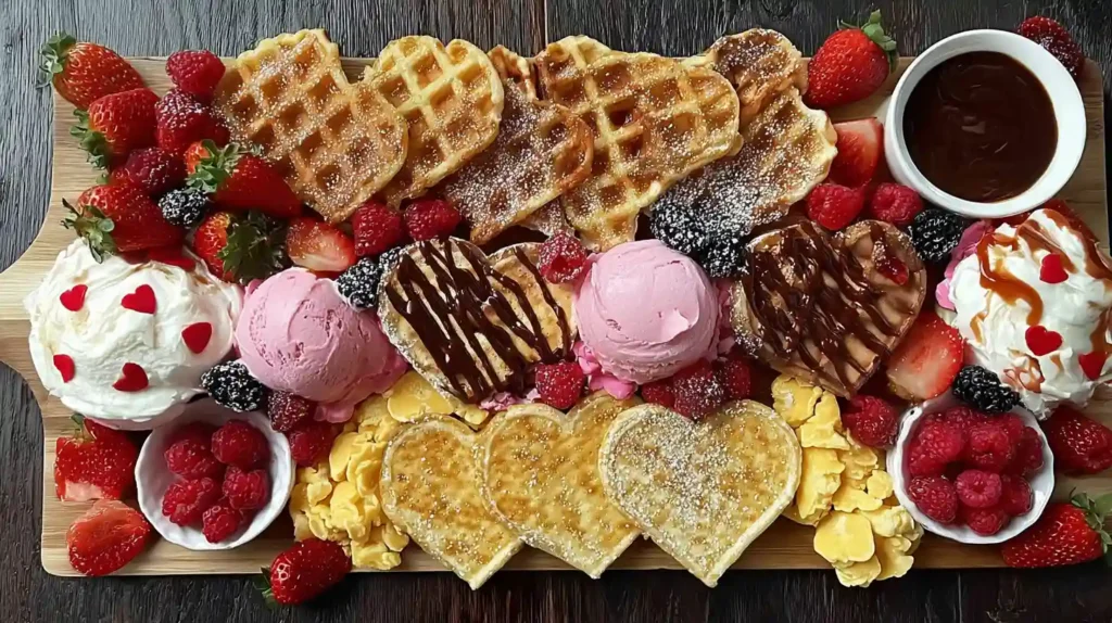 Valentine’s Day Waffle Board