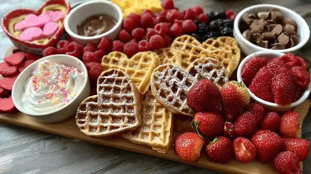 Valentine’s Day Waffle Board