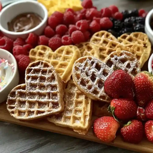 Valentine’s Day Waffle Board