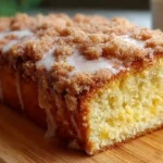 Vanilla Eggnog Bread with Crumb Topping